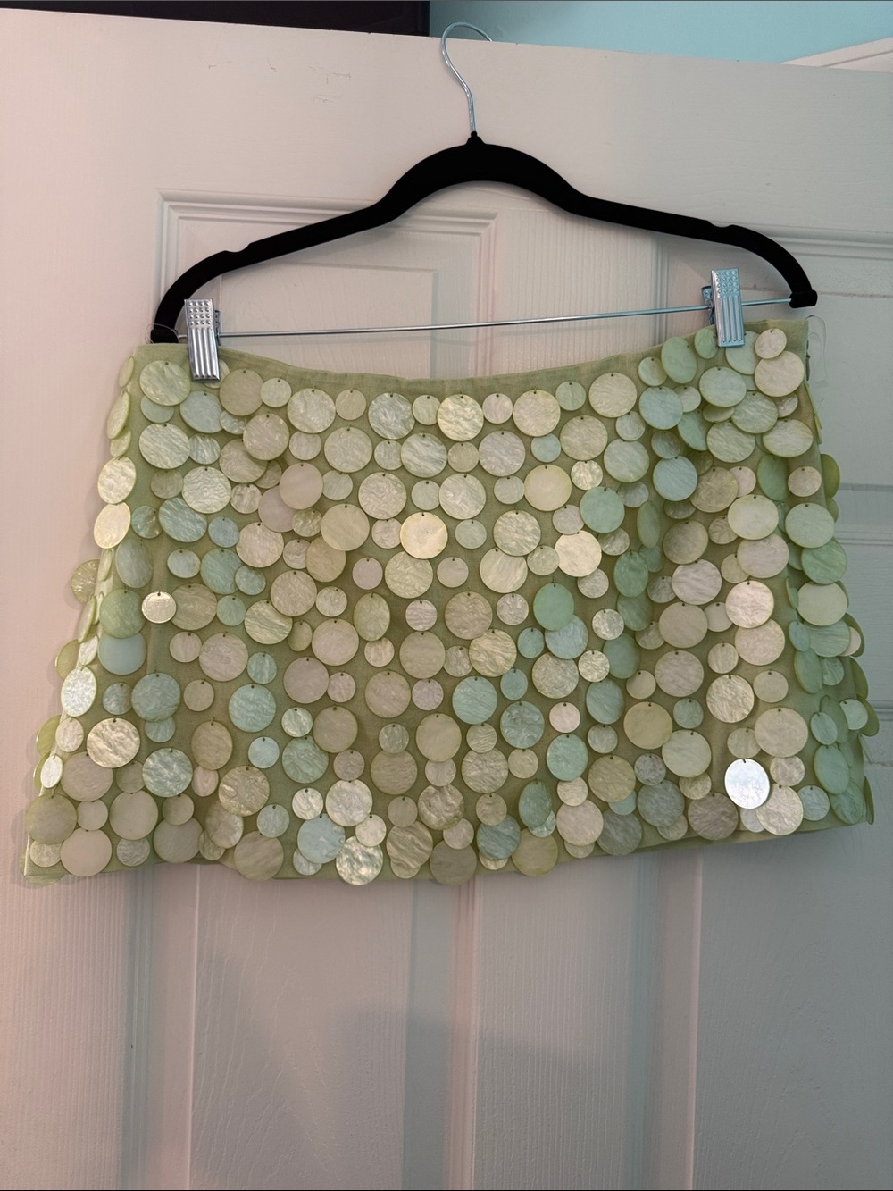 Peppermayo Movie Star Mini Skirt in Lime Green